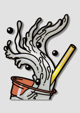 Load image into Gallery viewer, MILKTEA Boba Reflective Vinyl Decal
