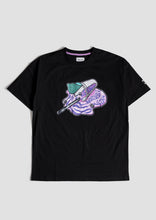 Load image into Gallery viewer, TARO WAVE TEE BLACK
