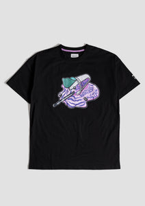 TARO WAVE TEE BLACK